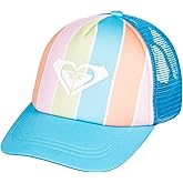 Roxy Girl's Sweet Emotions Trucker Hat – Adjustable Summer Cap with Mesh Back, Lightweight and Breathable