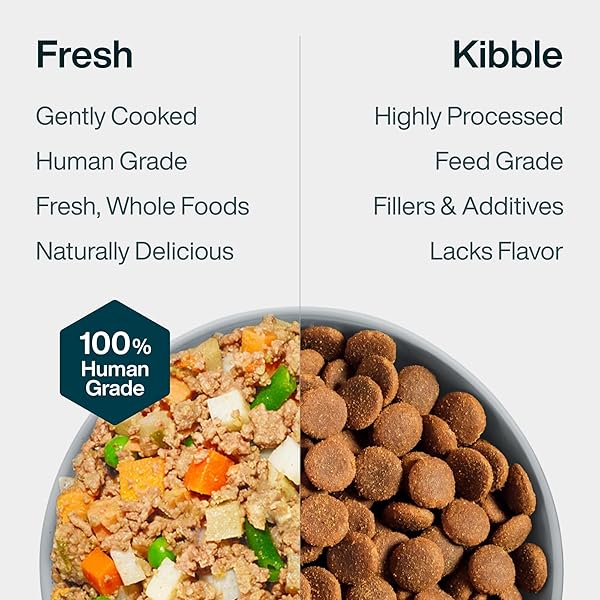 JUSTFOODFORDOGS PANTRY FRESH DOG FOOD VARIETY PACK, COMPLETE MEAL OR TOPPER, BEEF, CHICKEN, TURKEY, & LAMB HUMAN GRADE RECIPE – 12.5 OZ (PACK OF 8)