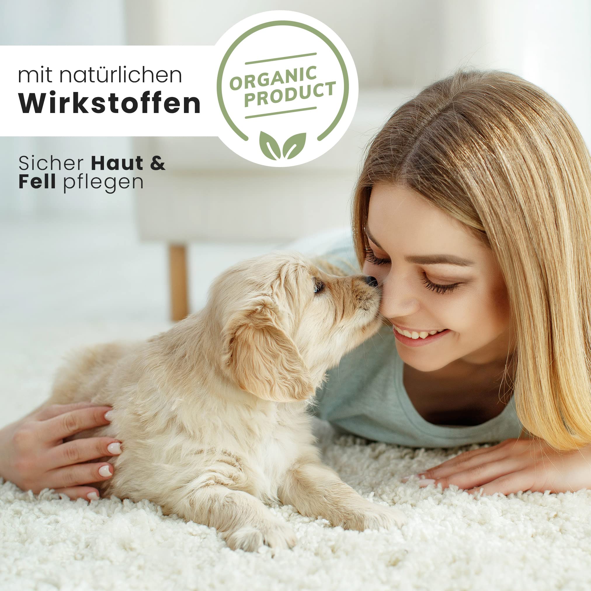 Pawlie's (NEU) Welpenshampoo Sensitiv - Tränenfreie Formel | Sicheres & natürliches Hundeshampoo für Welpen und empfindliche Hunde Aller Rassen | Parfümfreie, pH-neutrale (pH 7) Haut- & Fellpflege 8