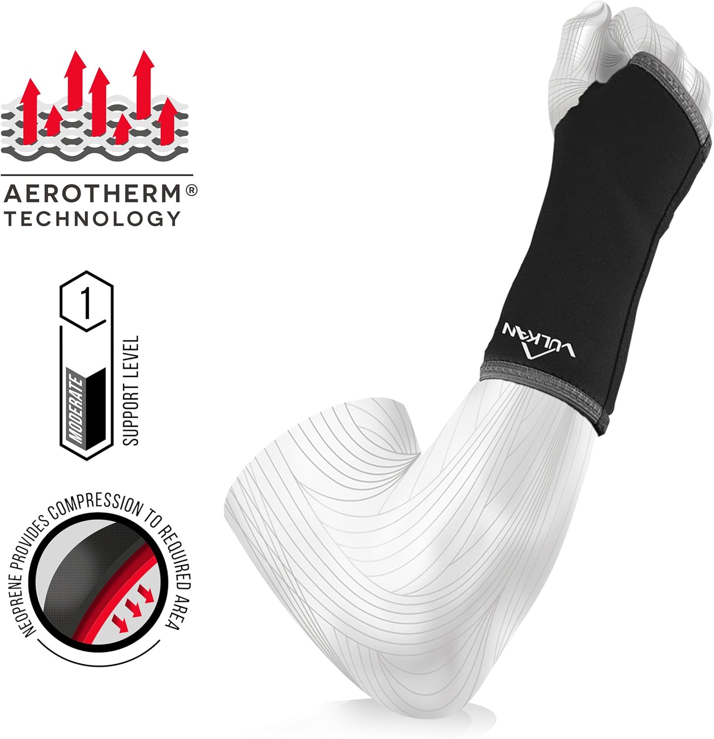 Vulkan Classic Long Wrist Support, Small - Image 4