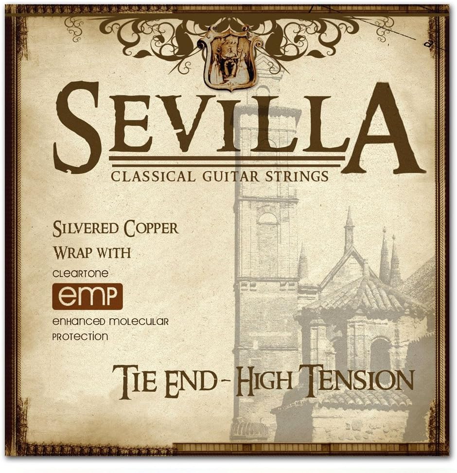 Sevilla Treated Classical Guitar Strings (HIGH TENSION TIE END)