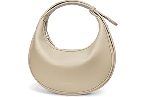 BOSTANTEN Crescent Shoulder Bag for Women Trendy Crossbody Hobo Purse Vegan Leather Clutch Handbag Adjustable Strap