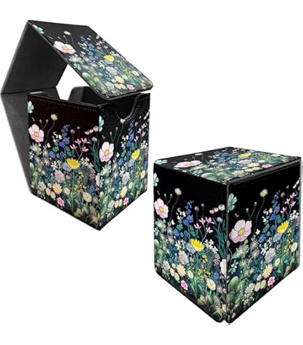 Amazon.com: BFDHGQZC Colourful Wild Flower Card Deck Box for