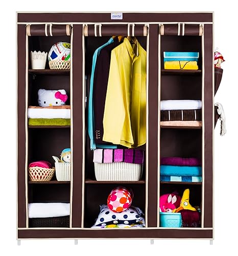 Cbeeso 10 Racks Foldable Wardrobe Amazon In Home Kitchen