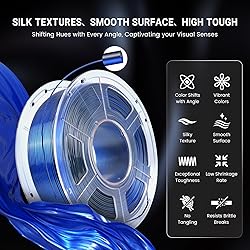 SUNLU Silk Triple Color Pla Filament, Silk PLA 3D