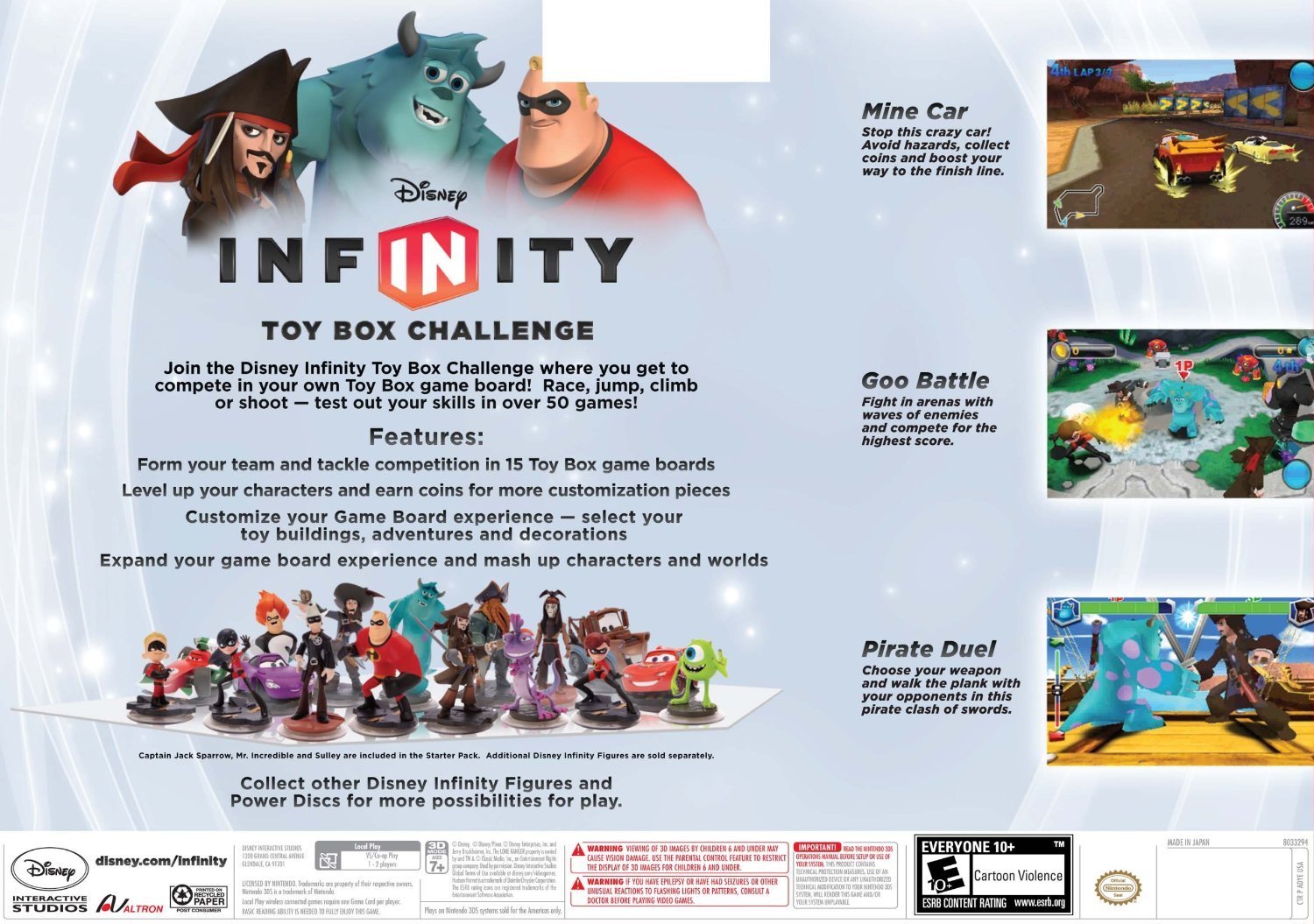 Does The Disney Infinity Starter Pack Include The Game Freeware Base