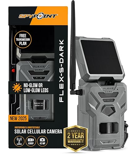 Amazon.com: SPYPOINT Flex-S Dark Cellular Trail Camera with Solar