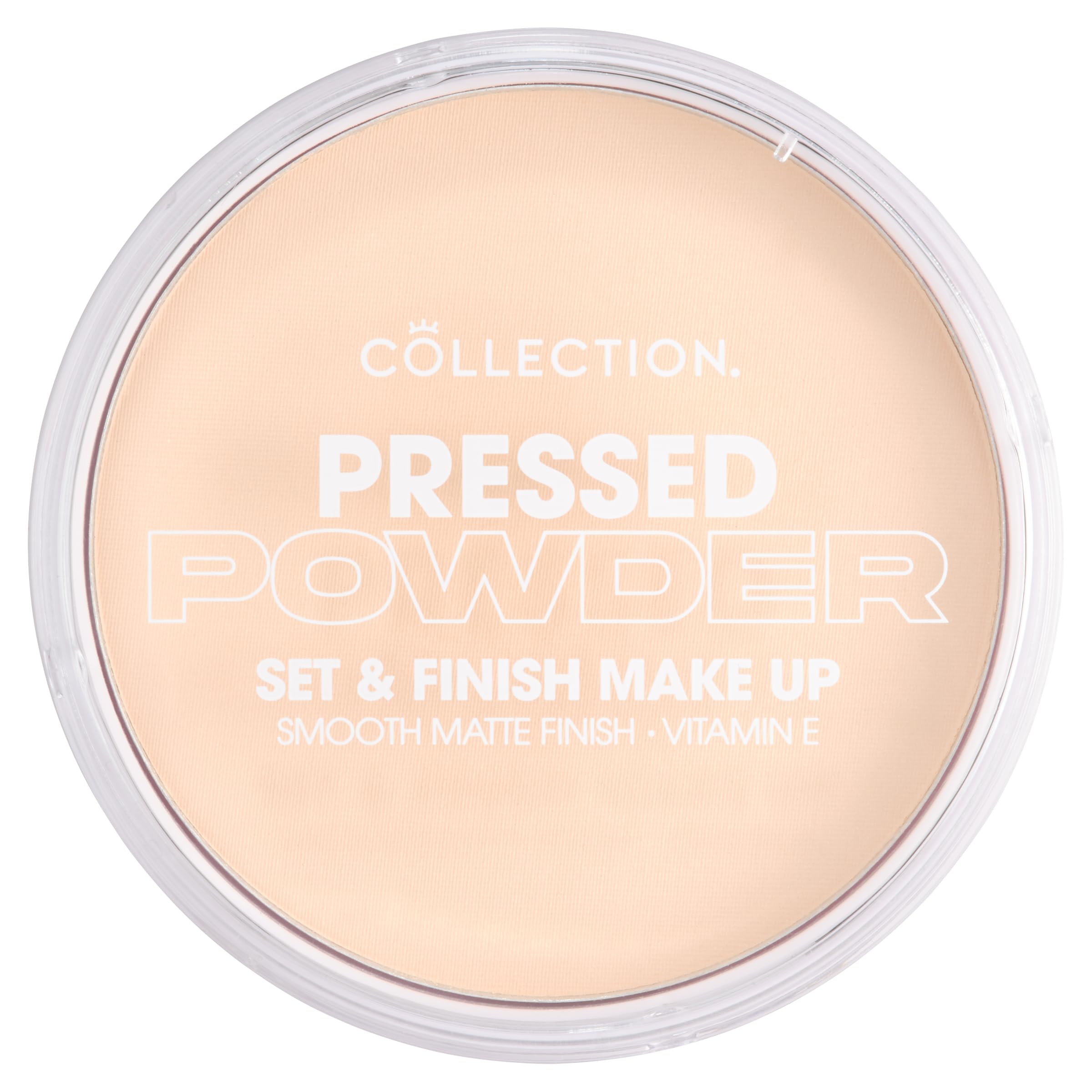 Collection Cosmetics Pressed Powder, Velvety Matte Finish, 15g, Ivory