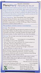 Schwabe MenoHerb Menopause Relief Black Cohosh 30 Tablets 6.5mg view 7
