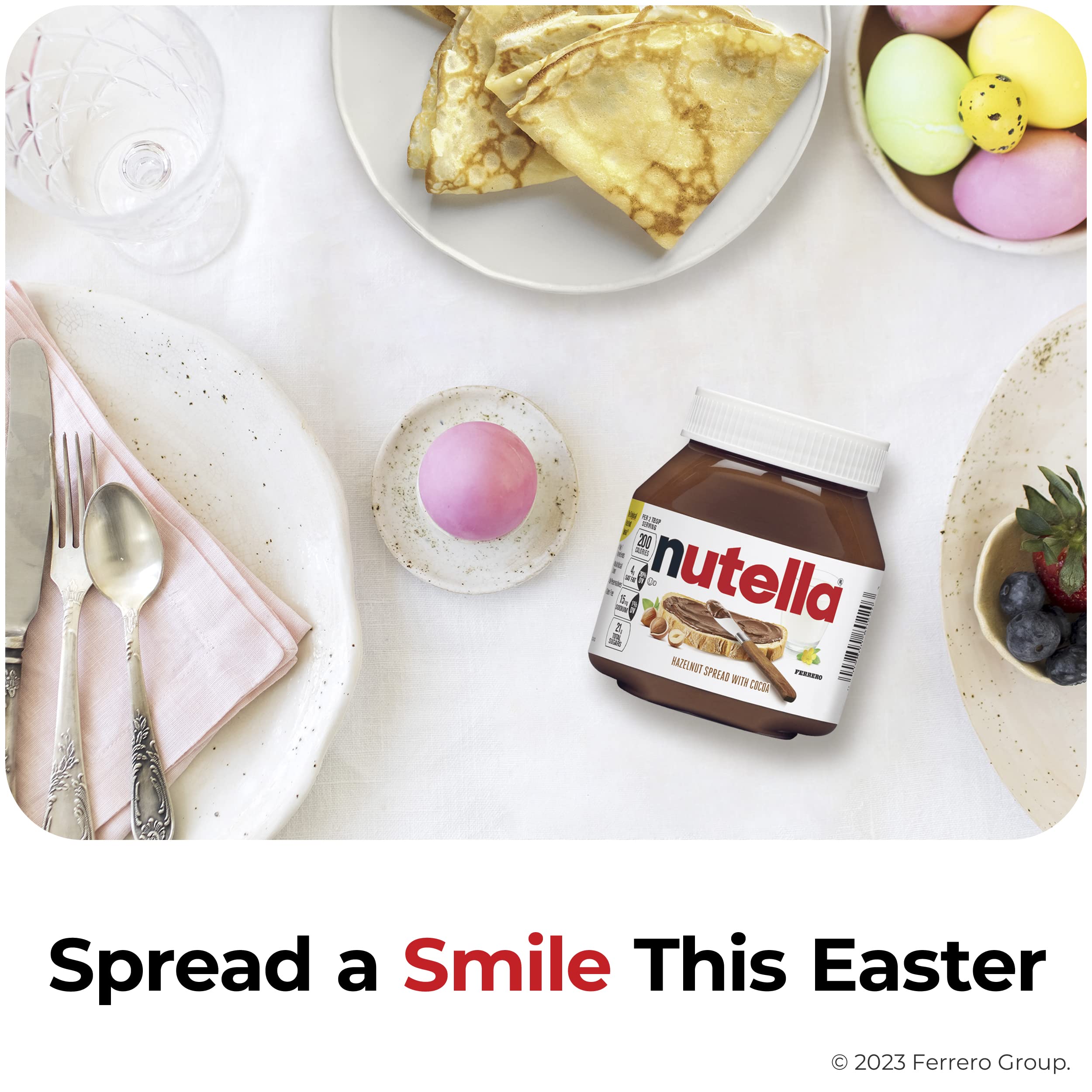 Ferrero Nutella Hazelnut Spread, Perfect Topping for Pancakes, 13 Oz Jar Pricepulse