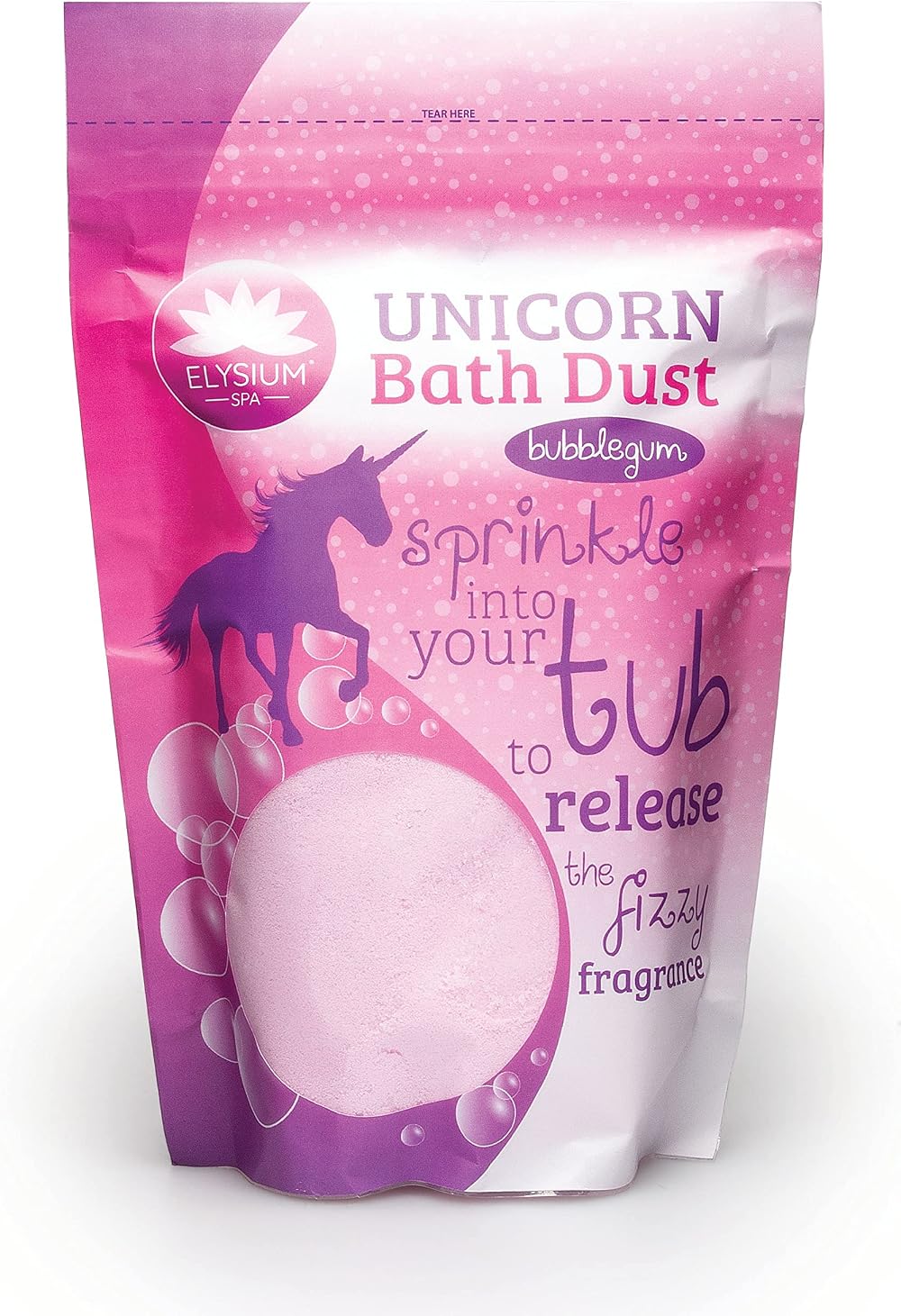ELYSIUM SPA Unicorn Bath Dust 400g Bubblegum Scent</br>
