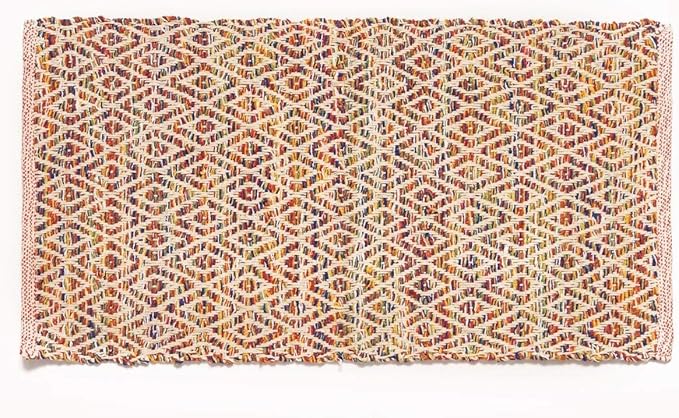 Sancarlos Cyra Alfombra jarapa, Algodón, Crema, 12 x 14 cm: Amazon.es: Hogar