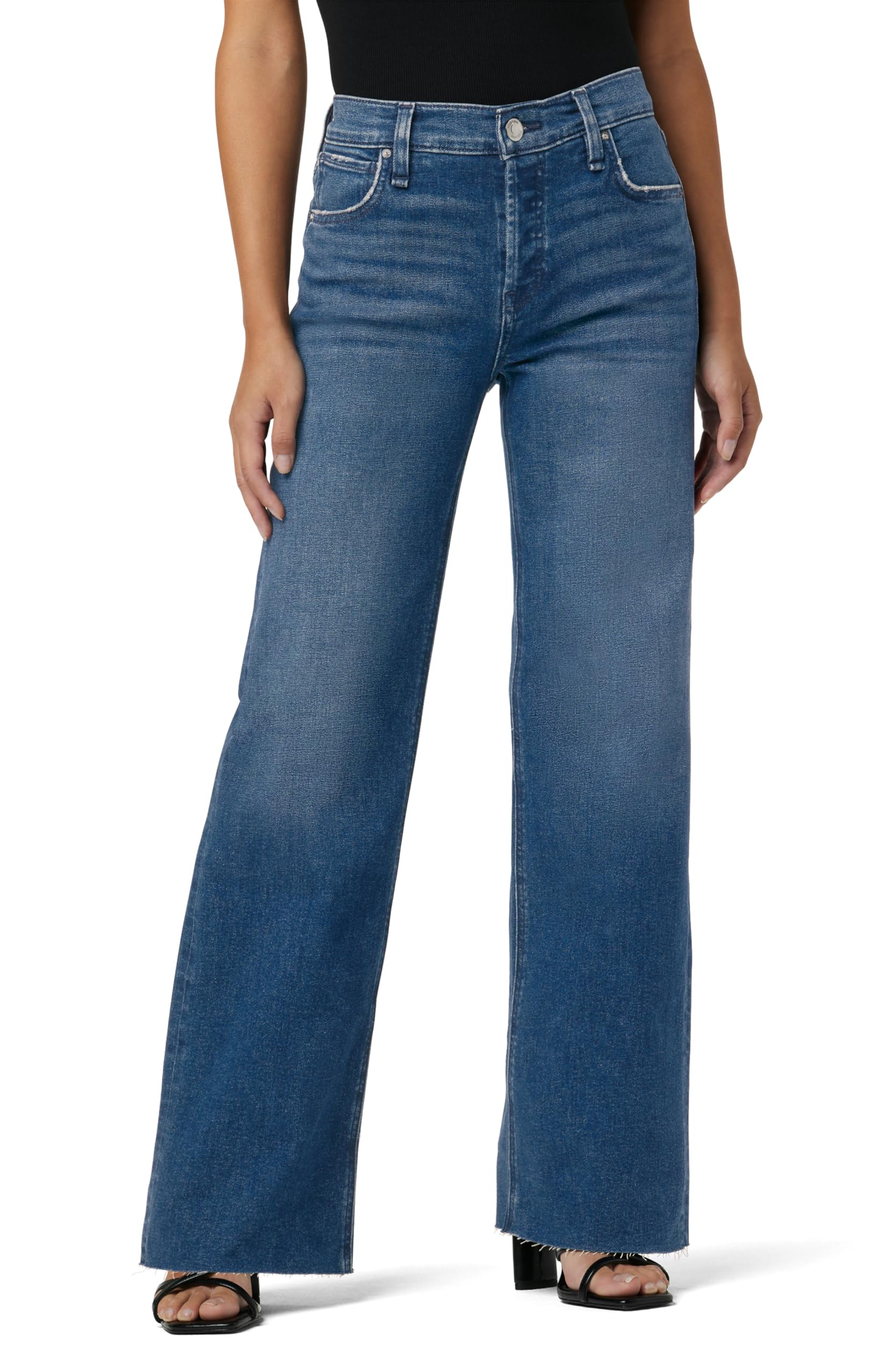 Hudson Women’s Rosie High Rise Wide Leg Ankle Jean, Upscale, 30