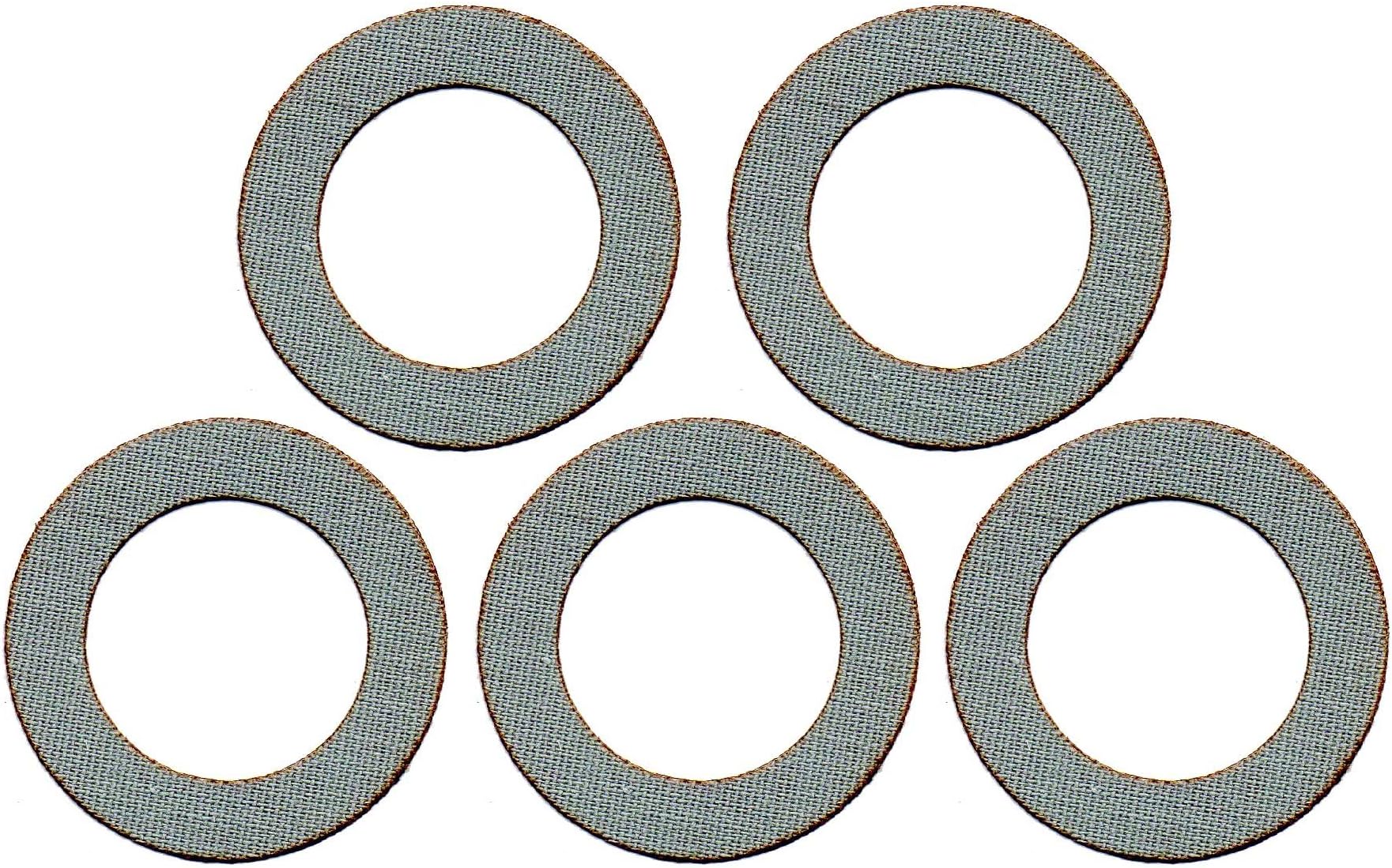 5 round Tapes Sticker patches for Freestyle Libre Sensor (silver)