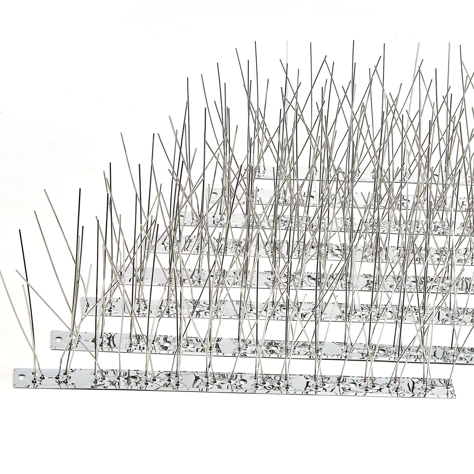 Sewokon 18pcs Pigeon Spikes, 13inch Bird Spikes, Bird Spikes For Pigeons, Anti Pigeon Spikes, Bird Spikes For Fence Tops, Bird Deterrent Spikes