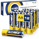 ALLMAX AA Maximum Power Alkaline Batteries 12 Count LR6 Long Lasting Leakproof view 1