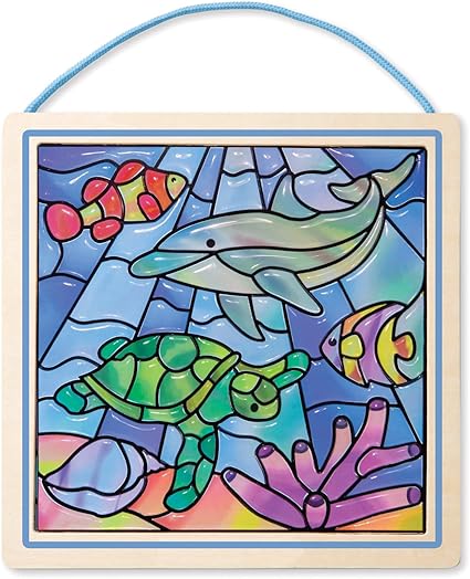 melissa and doug peel and press stained glass
