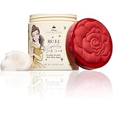 Disney Beauty &amp; The Beast Princess Belle Scrub 21.87 oz, Belle Maison, Skincare Essential, Luxurious Body Scrub Exfoliator for Selfcare Routine, Renew Exfoliator Scrub