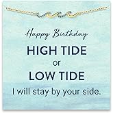 STORYJEWELLERY Wave Bracelet, Birthday Gifts For Women, Jewelry Present for Mom Daughter Sister and Female Friend, Christmas Gifts for Women