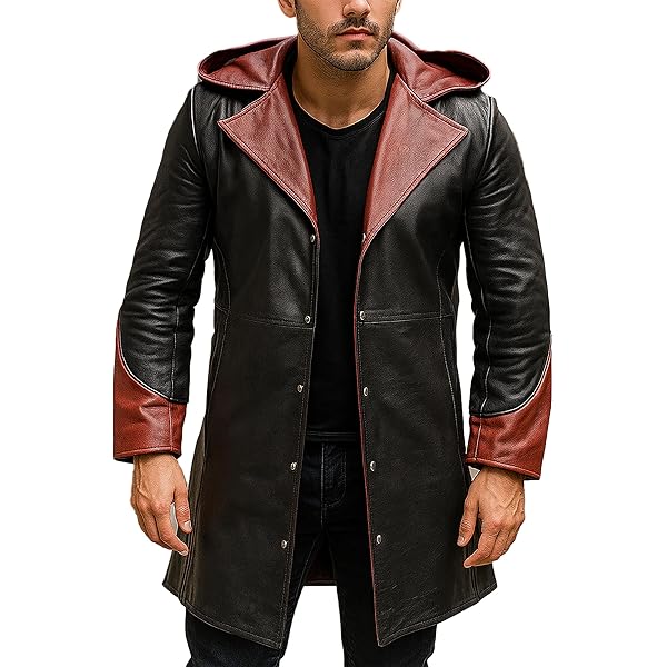 ジャケット・アウター LEATHER LONG coat Genuine leather long coat | eBay