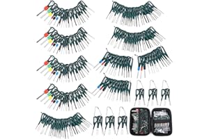 Terminal Removal Tool Kit 172 Pcs Depinning Tool Electrical Connector Pin Removal Tool Kit Pin Extractor Tool Set Wire Termin