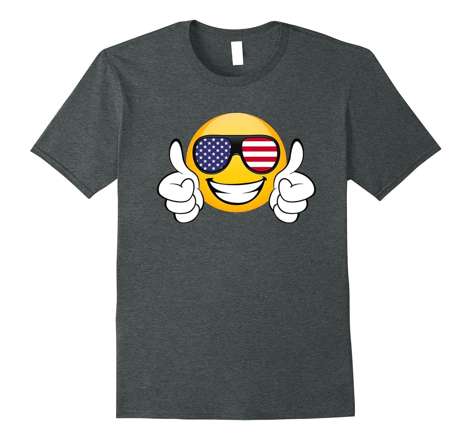 Emoji Gifts for Proud American citizens US flag type tee4LVS