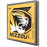 YouTheFan NCAA Missouri Tigers 3D Logo Series Wall Art - 12x12