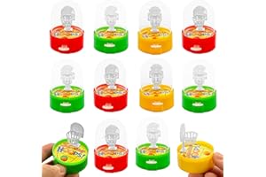 TWCARE Basketball Game Toys, 12 Pack Finger Shooting Fun for Kids Fidget Handheld Machine Simple Desktop Fidget Party Favors Bulk Decorations Student Carnival Prizes Birthday Goody Bags Classroom Rewards