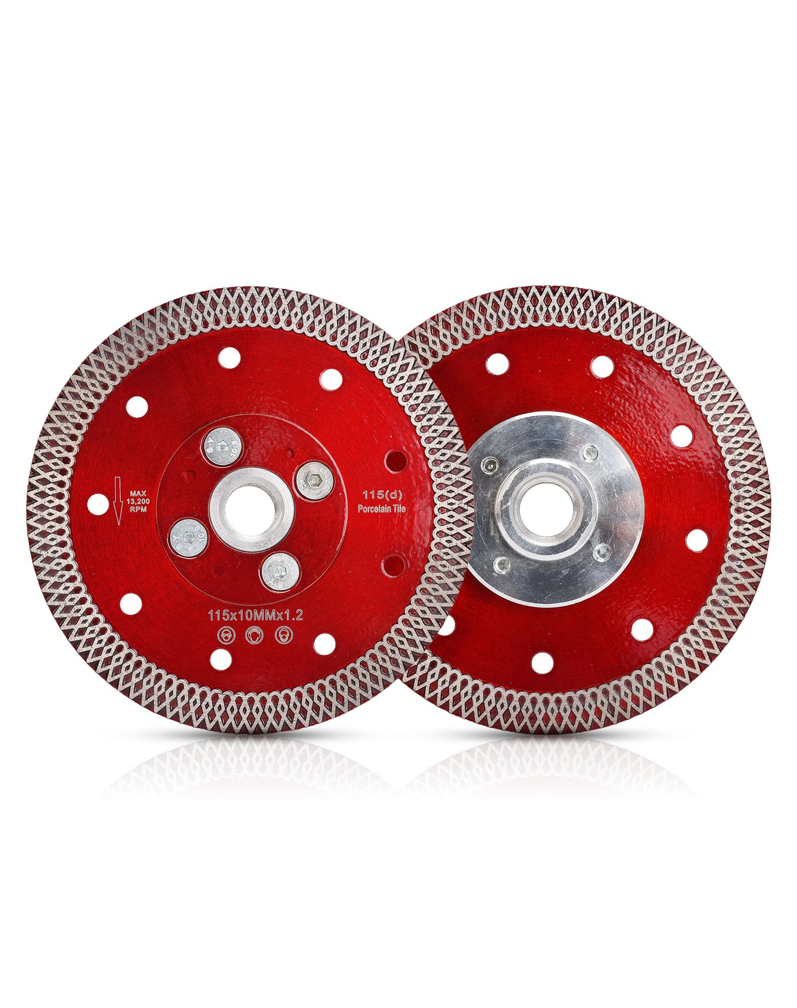 Casaverde 115mm Super Thin Tile Cutting Disc Diamond Saw Blades with Removable M14 Flange for Granite Marble Ceramic Tile — image 1