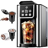 KIDISLE Hot & Iced Coffee Maker with Bold