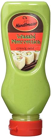 Händlmaier's Wasabi Meerrettich Squeeze-Flasche, 8er Pack (8 x 225 g)