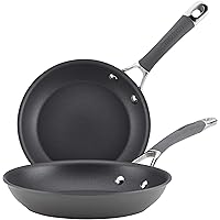 Circulon Radiance Hard Anodized Nonstick Frying Pan Set / Fry Pan Set / Hard Anodized Skillet Set - 8.5 Inch and 10 Inch…