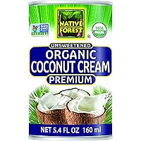 Native Forest Organic Premium Coconut Cream, Unsweetened, 5.4 Ounce Can