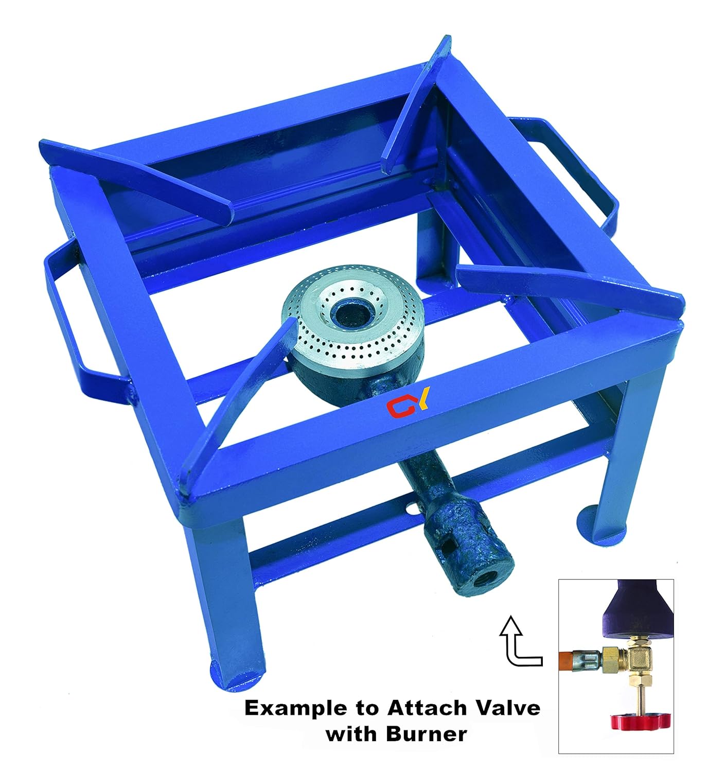 Best Single Burner Mild Steel Finish Square Canteen Gas Stove CAY Best Price With Best Deal