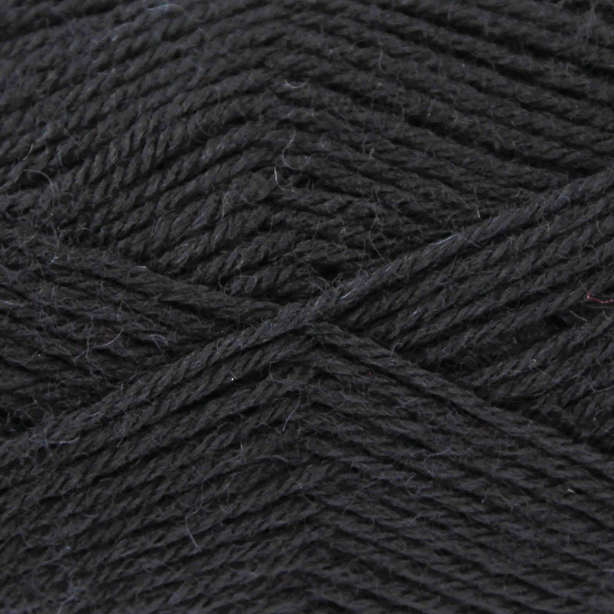 King Cole 44048 Merino Blend 4Ply Cone Black Yarn - 1800M, 500g