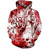 Unisex Cool 3D Fleece Liner Hoodies Upgrade Quality Pullover Novelty Print Sweatshirt With Front Pocket S-XXL