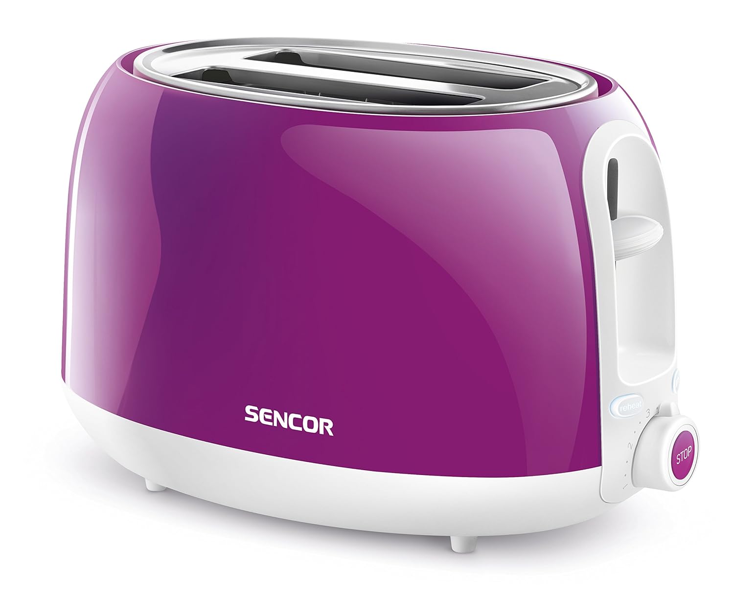 Sencor STS VT Tostadora niveles de intensidad patas antideslizantes W morado
 
