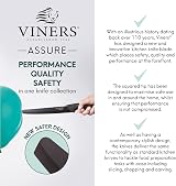Viners Assure 8in Bread Knife Serrated Stainless Steel Squared Tip view 3