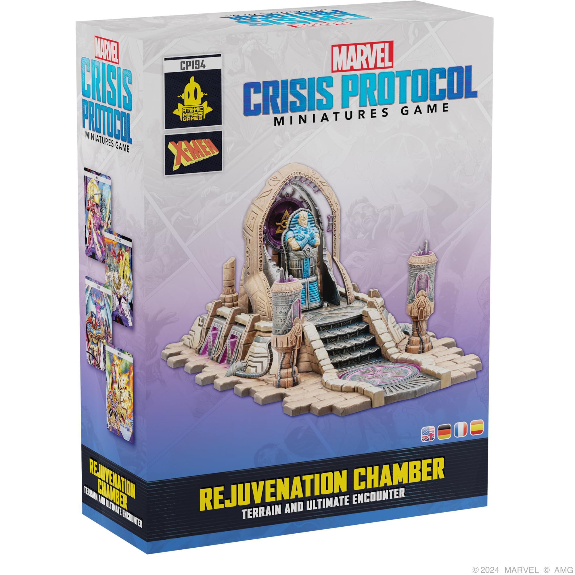 Asmodee Atomic Mass Games | Marvel Crisis Protocol: Rejuvenation Chamber Ultimate Encounter | Miniatures Expansion | Ages 14+ | 2 Players | 90 Minutes Playing Time