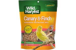 Wild Harvest Advanced Nutrition Diet Canary & Finch, Naturally Delicious Seed Mix With Vitamin A, 2 Pounds