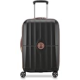 DELSEY PARIS Carrousel Hardside Expandable Luggage with Spinner Wheels, Black, Carry-on 21 Inch