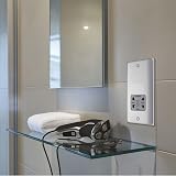 BG Electrical Dual Voltage Shaver Socket 115/240V Nexus Metal Brushed Steel view 7