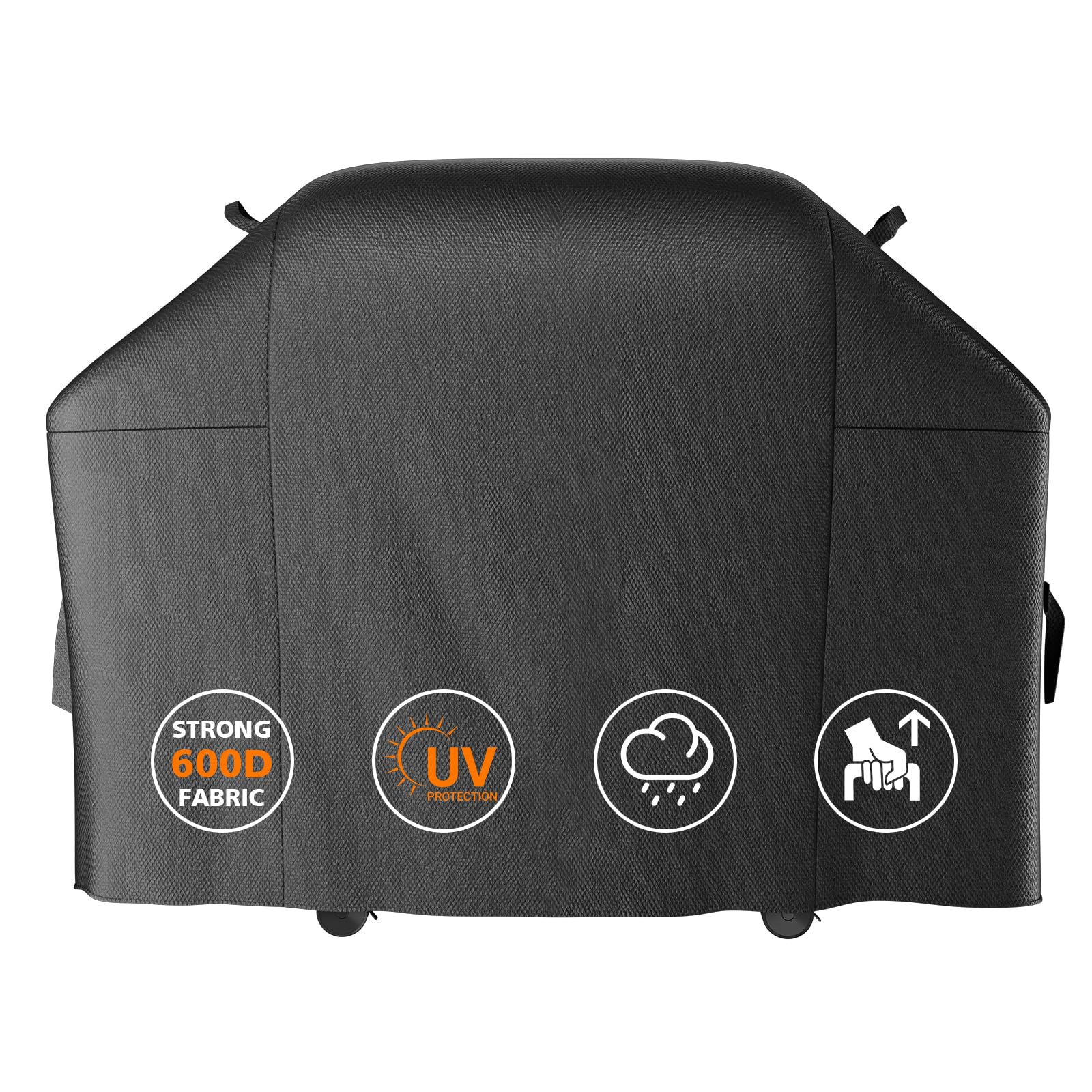 GFTIME Heavy Duty 58” BBQ Grill Cover for Outdoor Grill, 3-4 Burner Gas BBQ Cover, Waterproof, Weather Resistant, UV & Fade Resistant,Gas Grill Cover with Adjustable Straps (147x 63x 113cm) — image 1