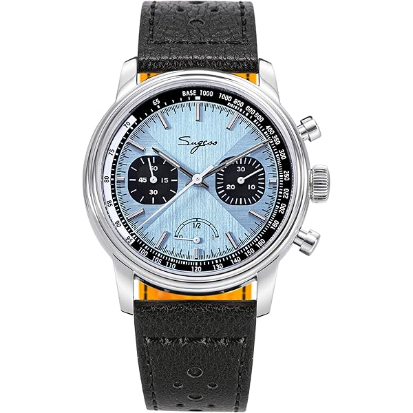 Amazon.com: Chrono Hertiage S438.03.Z Brown Racing Leather ST1906