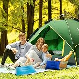 VEGCOO 5 Pack Inflatable Travel Pillows 22x34cm Flocked PVC Lightweight view 5