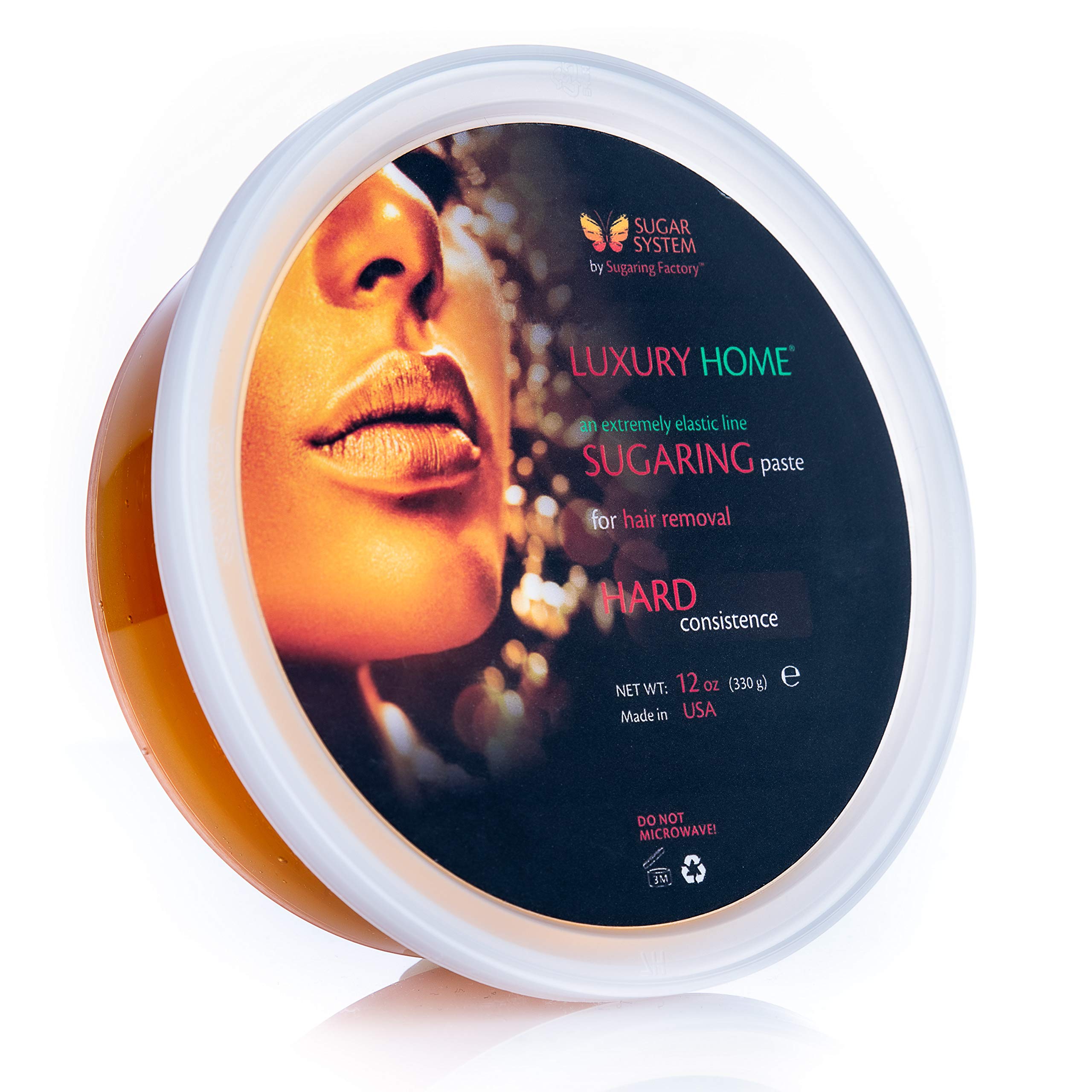 Sugaring Paste Luxury Home – Hard - for Brazilian Bikini, dark, thick hair - Organic Hair Removal