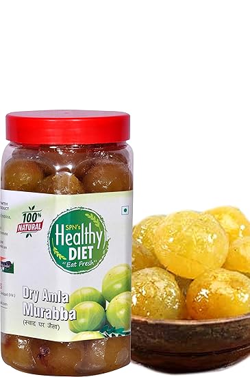 Healthy Diet Homemade Organic Dry Amla Murabba - 900gm