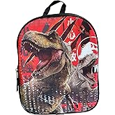 Fast Forward Jurassic World 11" Mini Backpack (Black-Grey-Red)