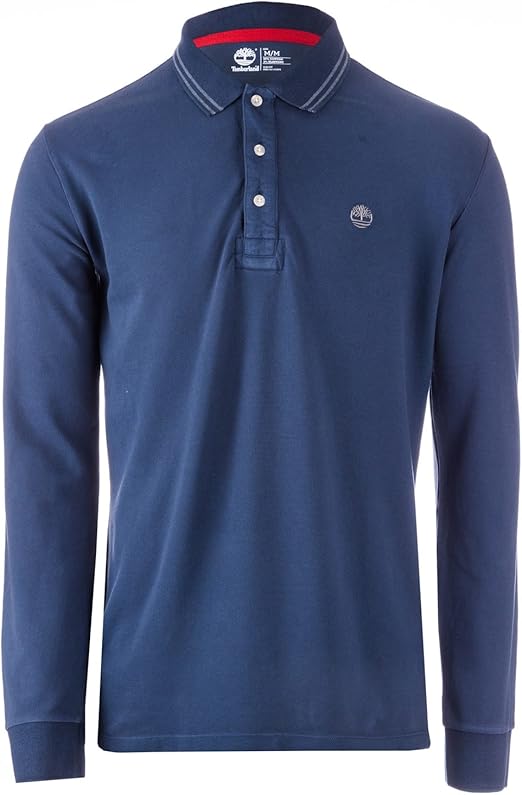 Timberland Mens Mens Eastham Long Sleeve Polo Shirt in Blue 3XL Timberland Amazon.co.uk