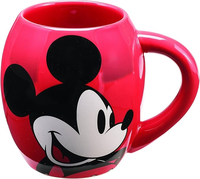 Disney Mickey Mouse 18 Oz. Oval Ceramic Mug Cups, Mugs & Saucers